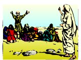 Jesus healing 10 lepers